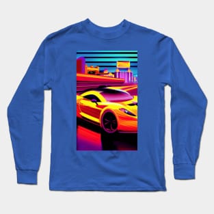 Fast car in Las Vegas Long Sleeve T-Shirt